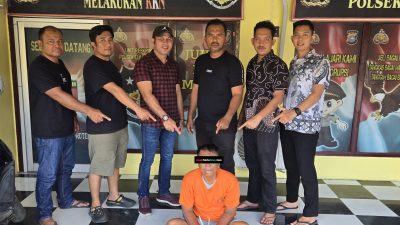 Tim Vampire Polsek Ujung Batu Tangkap Buronan Curanmor Lima Bulan di Warung Kelapa Muda