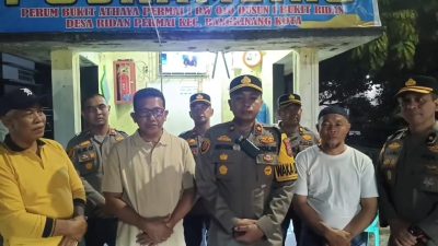 Wakapolres Kampar Kunjungi Pos Kamling Desa Ridan, Ajak Warga Jaga Kamtibmas dan Lingkungan