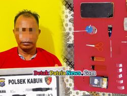 Polsek Kabun Tangkap Pengedar Shabu 5,54 Gram di Koto Ranah, Satu Pelaku Berhasil Diamankan