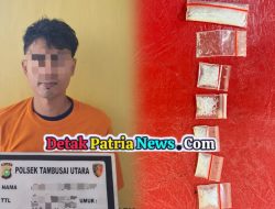 Polsek Tambusai Utara Bongkar Peredaran Sabu di Rantau Kasai, Seorang Pengedar Diamankan