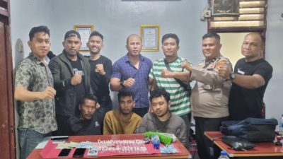 Polsek Ujungbatu Tangkap 3 Pelaku Narkoba, 80 Paket Sabu Diamankan dari Ruko
