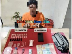 Pengedar Sabu di Kampar Kiri Ditangkap, 18 Paket Siap Edar Diamankan