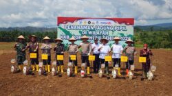 Brigjen Hengki Haryadi Pimpin Penanaman Jagung di Rokan Hulu
