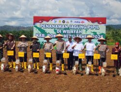 Brigjen Hengki Haryadi Pimpin Penanaman Jagung di Rokan Hulu
