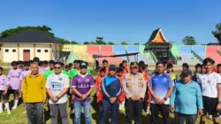 Kapolsek Ujung Batu Buka Turnamen GSI SMP Tingkat Kecamatan