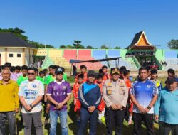 Kapolsek Ujung Batu Buka Turnamen GSI SMP Tingkat Kecamatan