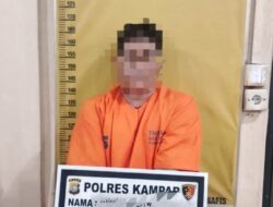 Ayah Tiri di Tapung Diamankan Polisi, Kasus Pencabulan Terungkap Bersama Sabu