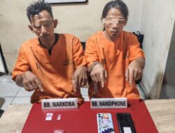 Polres Kampar Ringkus Dua Terduga Pelaku Narkoba di Ridan Permai