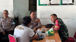 TNI-Polri Perkuat Sinergi, Polsek Kunto Darussalam Silaturahmi ke Koramil