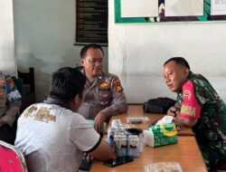 TNI-Polri Perkuat Sinergi, Polsek Kunto Darussalam Silaturahmi ke Koramil