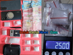Polisi Amankan 25 Gram Sabu di Rokan IV Koto, Seorang Pria Ditangkap