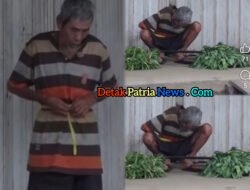 Viral ! Kakek Penjual Kangkung Ikat Perut demi Tahan Lapar, Kisah Abah Madhalim Bikin Haru