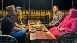 Kapolsek Rambah Baru Silaturahmi ke Kyai Andi Sidomulyo