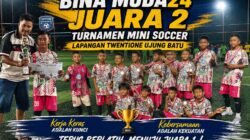 SSB Bina Muda24 Ujung Batu Raih Juara 2 U-12 Di Turnamen Twenti One