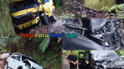 Rem Blong Picu Kecelakaan Beruntun di Bonjol Pasaman, Lima Kendaraan Terlibat Dua Orang Luka
