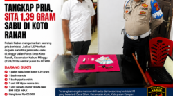 Polsek Kabun Tangkap Terduga Pengedar Narkotika, Sita 1,39 Gram Sabu