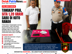 Polsek Kabun Tangkap Terduga Pengedar Narkotika, Sita 1,39 Gram Sabu