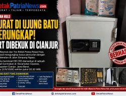Curat Ujung Batu Terungkap, ART Dibekuk di Cianjur Bawa Emas dan Uang Puluhan Juta