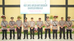 Polres Rohul Gelar Sertijab Kasat Lantas dan Dua Kapolsek