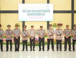 Polres Rohul Gelar Sertijab Kasat Lantas dan Dua Kapolsek
