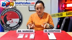 IRT di Tapung Hulu Ditangkap, Polisi Sita 1,57 Gram Sabu