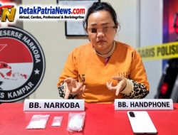 IRT di Tapung Hulu Ditangkap, Polisi Sita 1,57 Gram Sabu