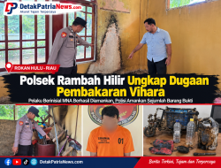Polsek Rambah Hilir Ungkap Dugaan Pembakaran Vihara