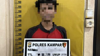 Polisi Tangkap Remaja Terduga Pelaku Persetubuhan Anak di Kampar