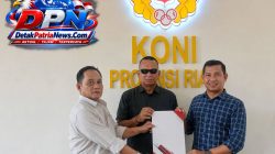 Rusdi Ketua KONI Rokan Hulu 2026–2030 Resmi Terima SK