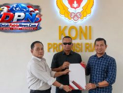 Rusdi Ketua KONI Rokan Hulu 2026–2030 Resmi Terima SK