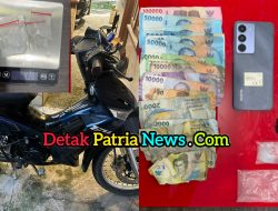 Satresnarkoba Polres Rokan Hulu Dua Tangkap Pria Bawa 4,36 Gram Sabu di Mahato
