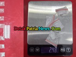 Polsek Rambah Gagalkan Dugaan Peredaran Sabu 2,48 Gram