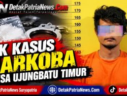 TSK Narkoba di Ujungbatu Timur Ditangkap, 8 Paket Sabu Diamankan