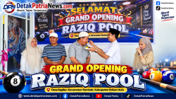 Ketua POBSI Rohul Resmikan Raziq Pool, Dorong Lahirnya Atlet Biliar Baru