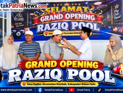 Ketua POBSI Rohul Resmikan Raziq Pool, Dorong Lahirnya Atlet Biliar Baru