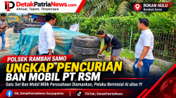 Polsek Rambah Samo Ungkap Pencurian Ban Milik PT RSM