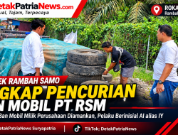 Polsek Rambah Samo Ungkap Pencurian Ban Milik PT RSM