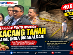 Polda Metro Ungkap Dugaan Impor Ilegal 49,85 Ton Kacang Tanah Asal India Lewat Dumai