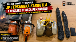 Polres Rohul Tetapkan JP Tersangka Karhutla 4 Hektare