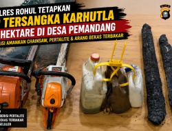 Polres Rohul Tetapkan JP Tersangka Karhutla 4 Hektare