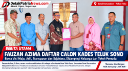 Fauzan Azima Daftar Calon Kades Teluk Sono