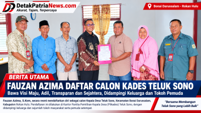 Fauzan Azima Daftar Calon Kades Teluk Sono