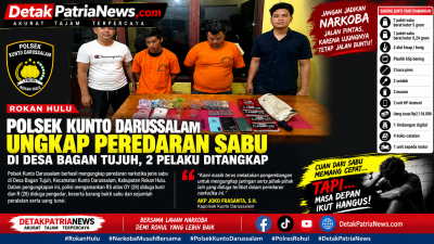Polsek Kunto Darussalam Ungkap Sabu 5 Gram, 2 Pria Diamankan