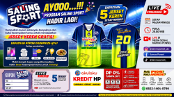 Program Saling Sport Hadir Lagi, Kanvas Ponsel Ujung Batu Bagikan 5 Jersey Gratis Tiap Minggu