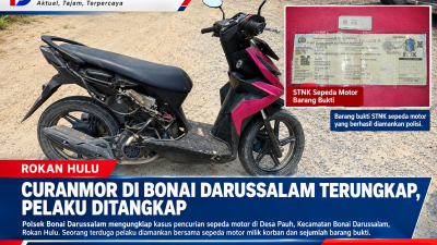 Curanmor di Bonai Darussalam Terungkap, Pelaku Ditangkap