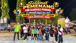 Tim Voli Putri Kanvas Ponsel Ujung Batu Juara Gala Desa CUP I 2026