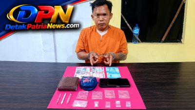 Polsek XIII Koto Kampar Tangkap Pria Diduga Pengedar Sabu