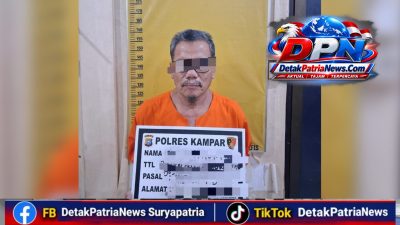 Guru Ngaji di Kampar Ditangkap, Diduga Cabuli 4 Anak