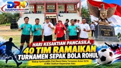 Peringati Hari Kesaktian Pancasila, 40 Tim Ikuti Turnamen Sepak Bola Rohul