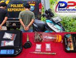 Polsek Kepenuhan Tangkap Dua Pria, Sabu 0,70 Gram Disita